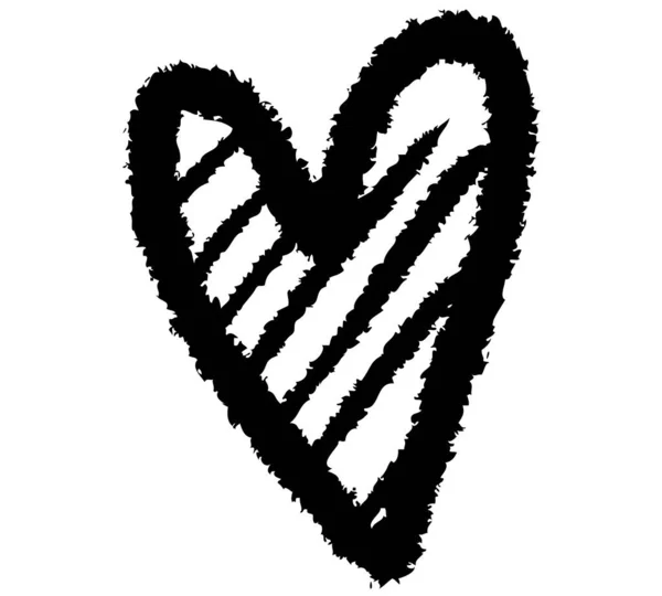 Valentine Heart Symbol Design Valentine Wedding Day Card Romantic Love — Stock Vector