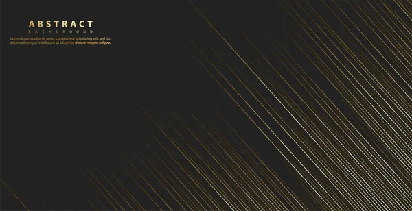 Abstract Goud Luxe Kleur Achtergrond Met Diagonale Lijnen Voor Ontwerp — Stockvector