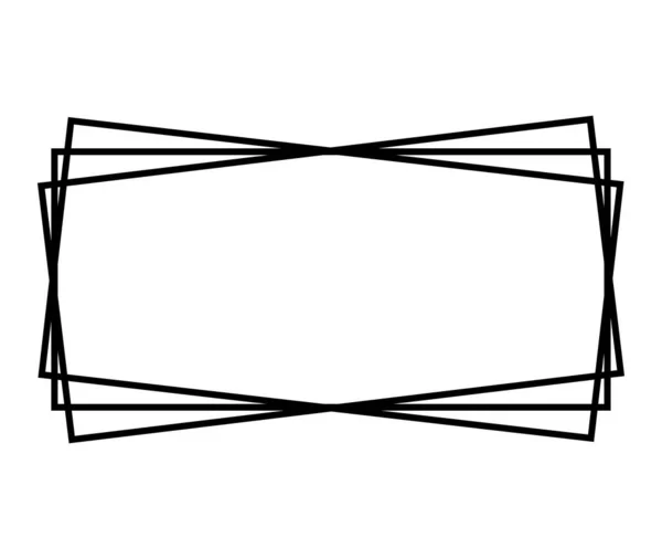 Kare Kare Geometrik Soyut Kare Ögesi Vektör Illüstrasyonu — Stok Vektör