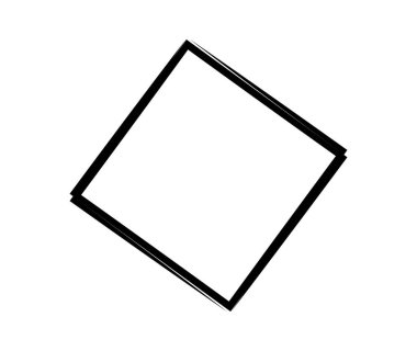 Kare kare. Geometrik soyut kare ögesi. Vektör illüstrasyonu