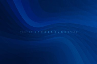 Mavi soyut arka plan. Modern mavi şirket konsepti işi. Fikirleriniz için tasarım, broşür, afiş, sunum, posterler. Eps10 vektör illüstrasyonu.