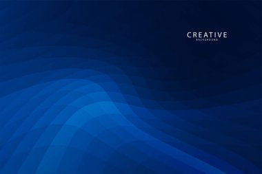 Mavi soyut arka plan. Modern mavi şirket konsepti işi. Fikirleriniz için tasarım, broşür, afiş, sunum, posterler. Eps10 vektör illüstrasyonu.