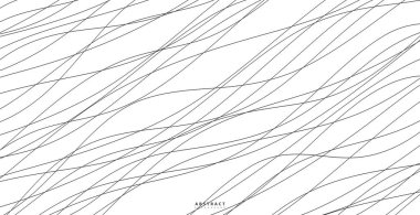 El çizgileri. Soyut desen dalgası basit, pürüzsüz desen, web tasarımı, tebrik kartı, tekstil, teknoloji arka planı, Eps 10 vektör illüstrasyonu