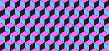 Çizgiler, eşkenar dörtgenler ile soyut geometrik desen Kusursuz bir vektör arkaplanı.