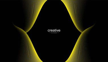 Soyut renkli dalgalı çizgili arka plan. Kıvrımlı düz tasarım Fikirleriniz için tasarlayın, pankartlar, afişler, posterler, duvar pedalları. Eps10 vektör illüstrasyonu.