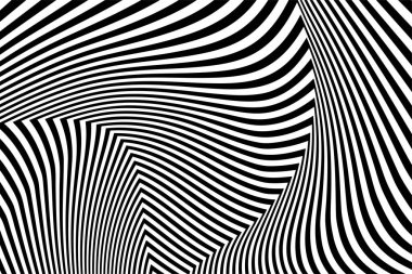 Soyut dalgalı çizgiler, kusursuz desen. Geometrik dalga dokusu. Çizgi Düzeni. Fikirleriniz için tasarım, duvar kağıdı, kumaş, arkaplan, baskı