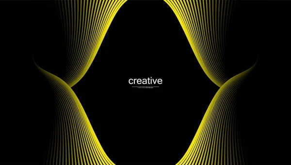 Абстрактне Кольорове Хвилясте Тло Вигнутий Гладенький Дизайн Дизайн Ваших Ідей — стоковий вектор