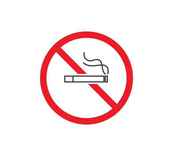 Курить Логотип Rebidden Sign Icon Плоский Стиль Дизайна Векторная Миграция — стоковый вектор