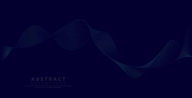 Dalga çizgilerine göre soyut teknoloji arka planları. Eğri modern kalıp