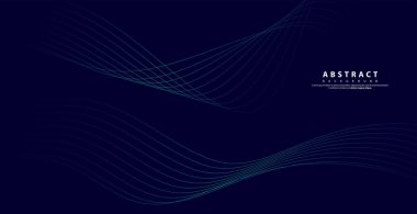 Dalga çizgilerine göre soyut teknoloji arka planları. Eğri modern kalıp