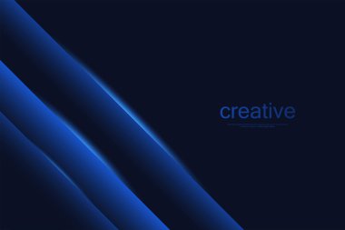 Mavi soyut arka plan. Teknoloji mavisi şirket konsepti işi. Fikirleriniz için tasarım, broşür, afiş, sunum, posterler. Eps10 vektör illüstrasyonu.