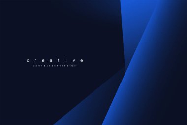 Mavi soyut arka plan. Teknoloji mavisi şirket konsepti işi. Fikirleriniz için tasarım, broşür, afiş, sunum, posterler. Eps10 vektör illüstrasyonu.