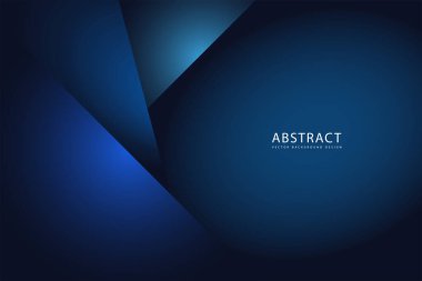 Mavi soyut arka plan. Teknoloji mavisi şirket konsepti işi. Fikirleriniz için tasarım, broşür, afiş, sunum, posterler. Eps10 vektör illüstrasyonu.