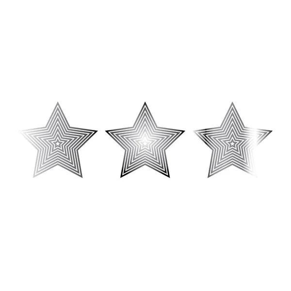 Star Logo Star Lined Icon Sign Symbol Flat Design Button — Image vectorielle