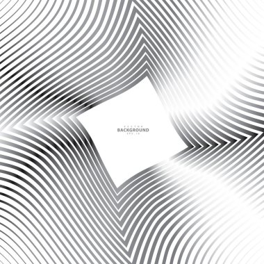 Geometrik vektör deseni. Soyut çizgi dokusu. Vektör kutuları arkaplanı. Felç kare çerçevesi. Yaratıcı Tasarım Şablonları. İllüstrasyon 10.