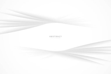 Parlak çizgileri olan zarif beyaz bir arka plan. Modern lüks tasarım