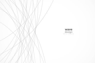 Soyut desen çizgisi dalgası basit, pürüzsüz desen, web tasarımı, tebrik kartı, tekstil, teknoloji arka planı, Eps 10 vektör illüstrasyonu