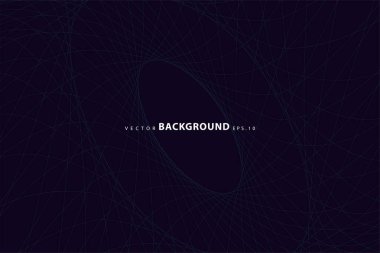 Soyut mavi arkaplan. Modern konsept tasarımlı daire çizgisi. Vektör çizimi. Pankart satışı, duvar kağıdı ve broşür için kullanılır.