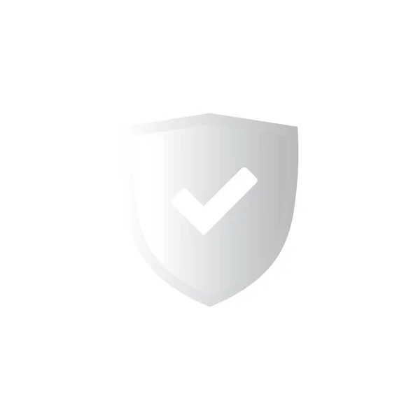 Компанія Захисту Логотипів Векторний Щит Захисту Ілюстрація — стоковий вектор