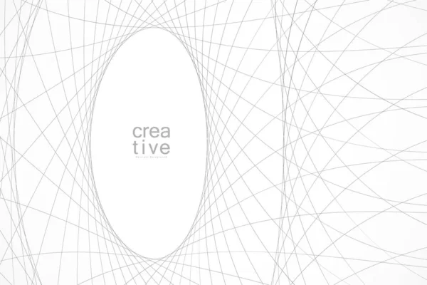Circle Elegant White Background Shiny Lines Tech Design Modern Luxury — ストックベクタ