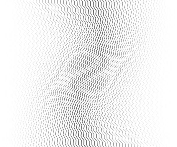 Wave Zigzag Lines Pattern Black Wavy Line White Background Texture — Image vectorielle