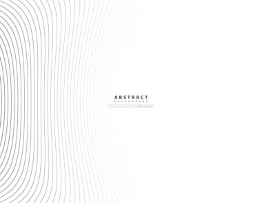 Soyut çember çizgisi arkaplanı. Yuvarlak desen. Ses dalgası için daire çiz. Vektör - İllüstrasyon