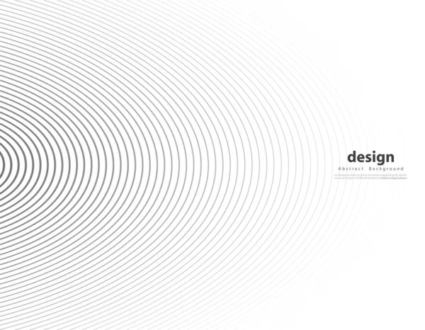 Fond Abstrait Ligne Cercle Modèle Rond Cercle Pour Onde Sonore — Image vectorielle