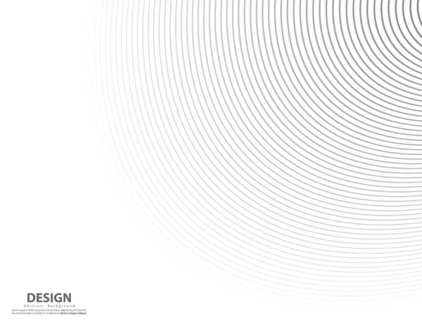 Fond Abstrait Ligne Cercle Modèle Rond Cercle Pour Onde Sonore — Image vectorielle