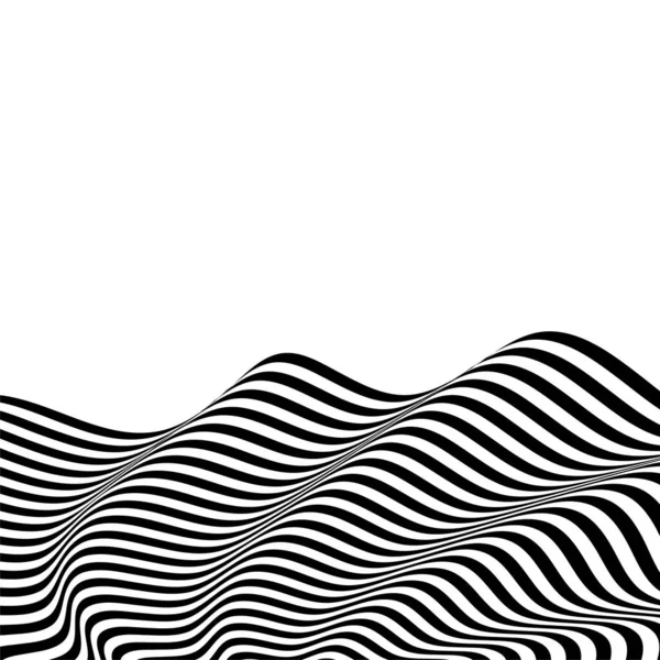 Abstract Wavy Stripes Seamless Pattern Geometric Wave Texture Lines Pattern — Stockový vektor