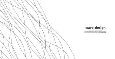 El çizgileri. Soyut desen dalgası basit, pürüzsüz desen, web tasarımı, tebrik kartı, tekstil, teknoloji arka planı, Eps 10 vektör illüstrasyonu