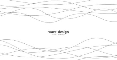 El çizgileri. Soyut desen dalgası basit, pürüzsüz desen, web tasarımı, tebrik kartı, tekstil, teknoloji arka planı, Eps 10 vektör illüstrasyonu