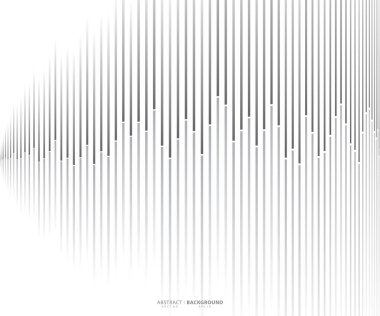 Soyut arkaplan, fikirleriniz için vektör şablonu, monokromatik çizgi dokusu, dalgalı çizgi dokusu