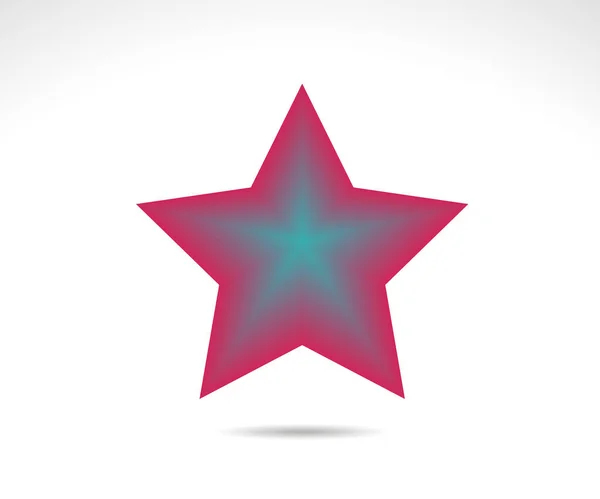 Λογότυπο Αστεριού Εικονίδιο Αστεριών Σημάδι Σύμβολο Επίπεδος Σχεδιασμός Κουμπί Ιστός — Διανυσματικό Αρχείο