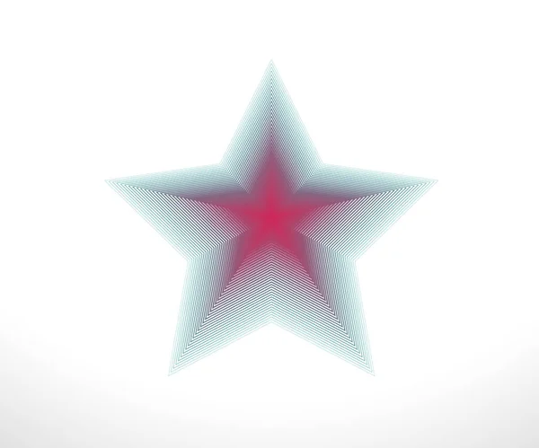 Star Logo Star Lined Icon Sign Symbol Flat Design Button — стоковый вектор