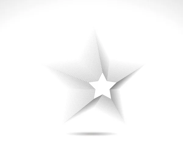 Star Logo Star Lined Icon Sign Symbol Flat Design Button — ストックベクタ