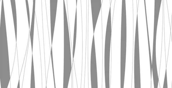 Ručně Kreslené Čáry Abstraktní Vzor Vlna Jednoduchý Hladký Hladký Vzor — Stockový vektor