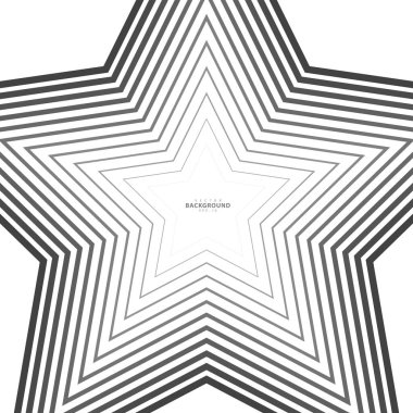 Yıldız çizgisi deseni. Geometrik Yıldız Arkaplanı. Soyut yıldız dokusu. Vektör soyut grafik tasarımı. Yeni yıl Noel şablonu.