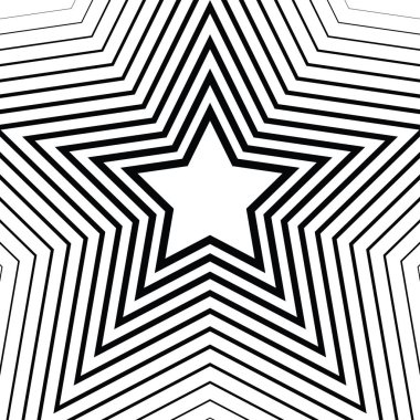 Yıldız çizgisi deseni. Geometrik Yıldız Arkaplanı. Soyut yıldız dokusu. Vektör soyut grafik tasarımı. Yeni yıl Noel şablonu.