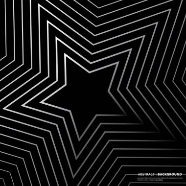 Yıldız çizgisi deseni. Geometrik Yıldız Arkaplanı. Soyut yıldız dokusu. Vektör soyut grafik tasarımı. Yeni yıl Noel şablonu.
