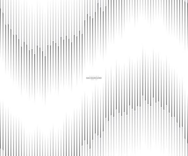 Fikirleriniz için soyut gri beyaz dalgalar ve çizgi desenleri, şablon arkaplan dokusu