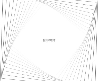 Geometrik vektör deseni. Soyut çizgi dokusu. Vektör kutuları arkaplanı. Felç kare çerçevesi. Yaratıcı Tasarım Şablonları. İllüstrasyon 10.