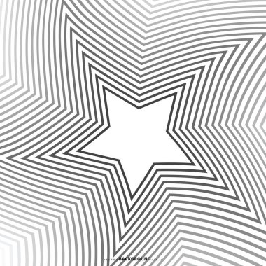 Yıldız çizgisi deseni. Geometrik Yıldız Arkaplanı. Soyut yıldız dokusu. Vektör soyut grafik tasarımı. Yeni yıl Noel şablonu.