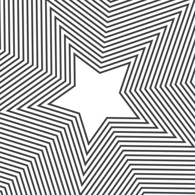 Yıldız çizgisi deseni. Geometrik Yıldız Arkaplanı. Soyut yıldız dokusu. Vektör soyut grafik tasarımı. Yeni yıl Noel şablonu.