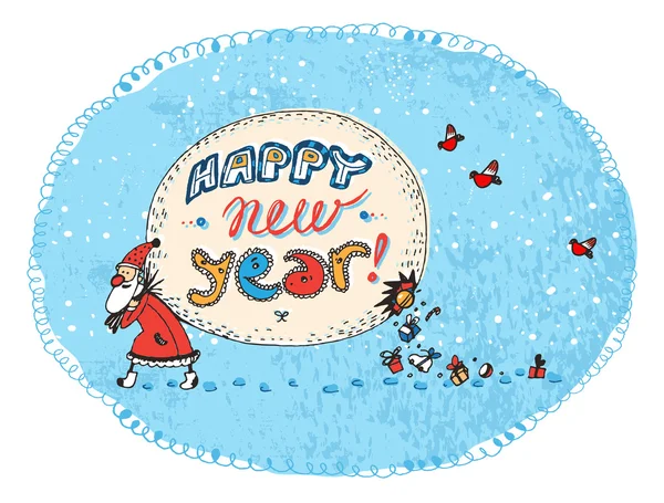 New Year card Vector Graphics