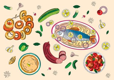 eski tarzı natürmort