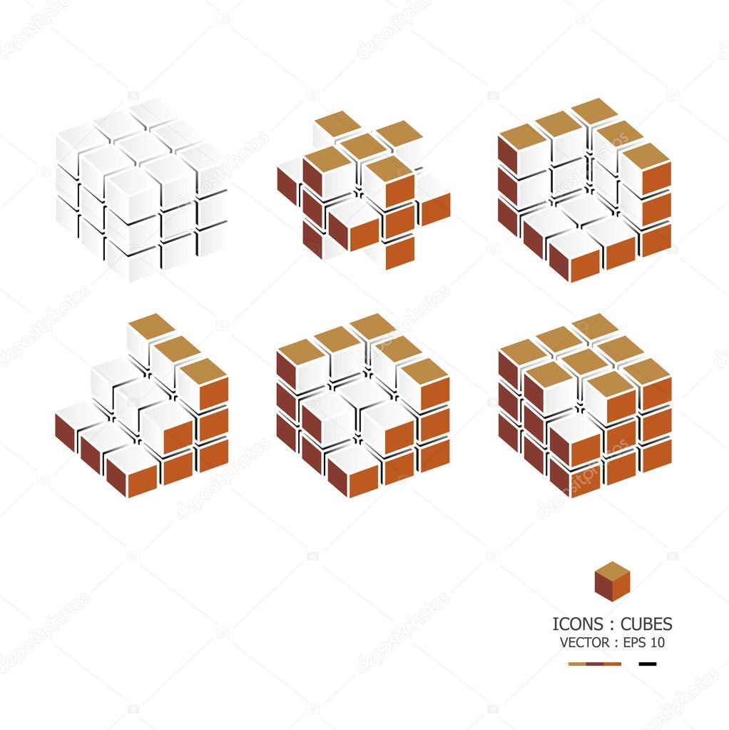 Icons Cubes Sets