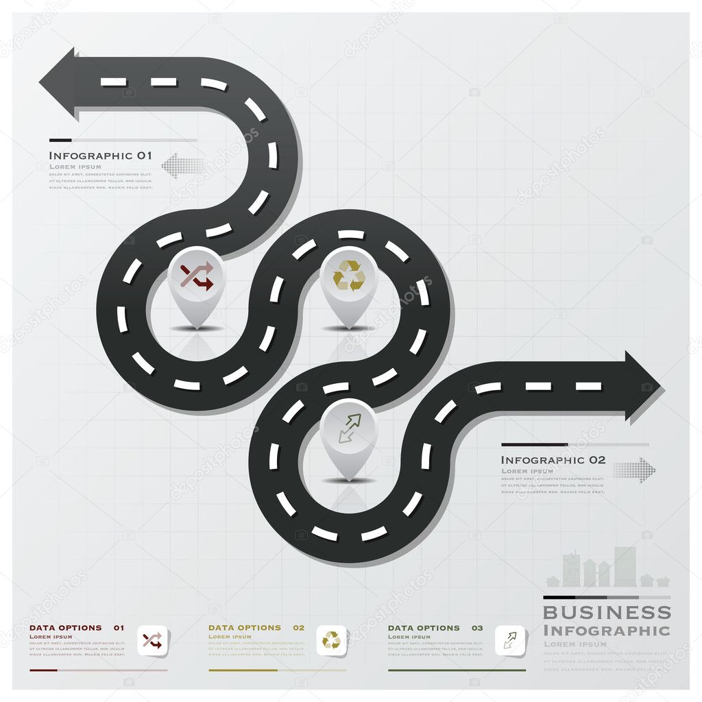 Road And Street Business Infographic