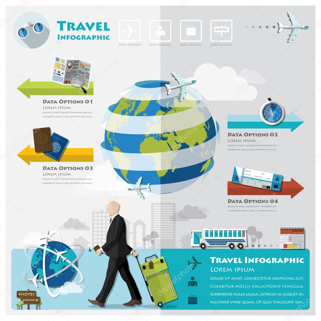 Travel And Journey Business Infographic