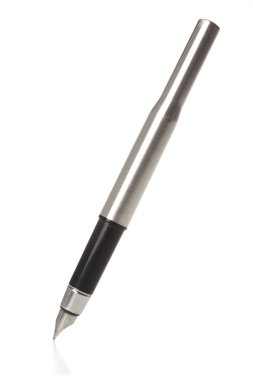 kalem beyaz arkaplanda izole edildi