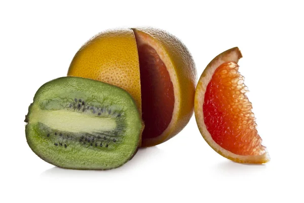 Grapefruit a kiwi — Stock fotografie